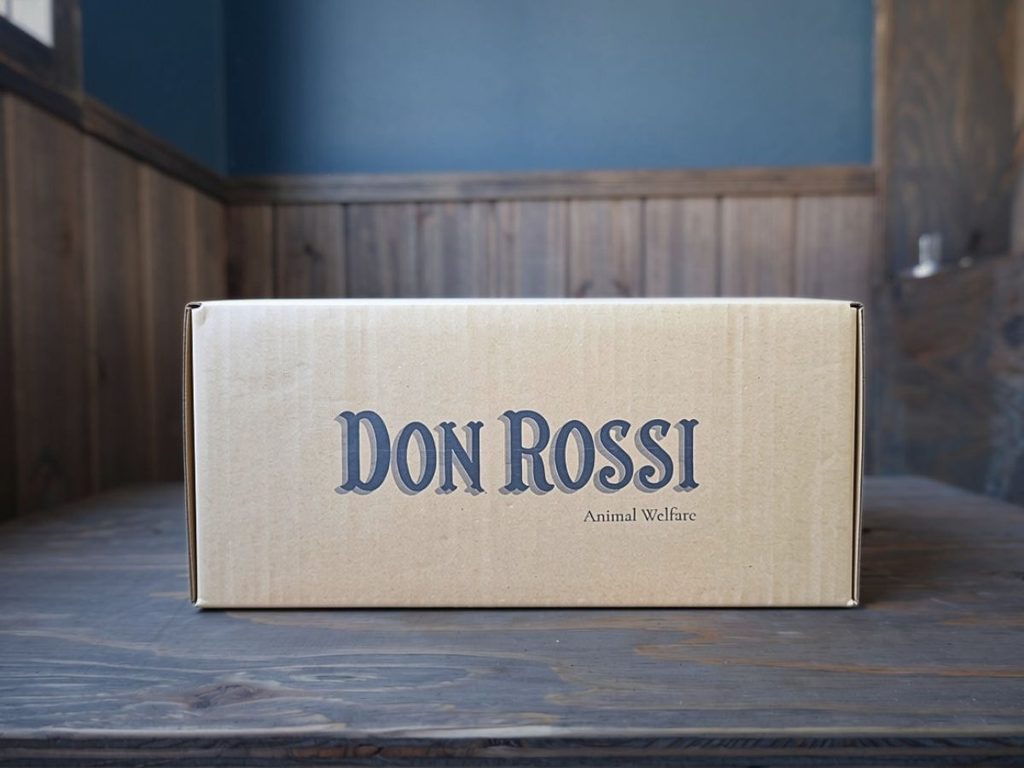 ドン・ロッシのアルゼンチン産牛肉リブロースが届いた冷凍便の梱包